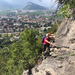 Una cresta di ottimo calcare nel cuore del Garda Trentino