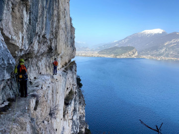 Vie Ferrate and Mountaneering trails on Lake Garda